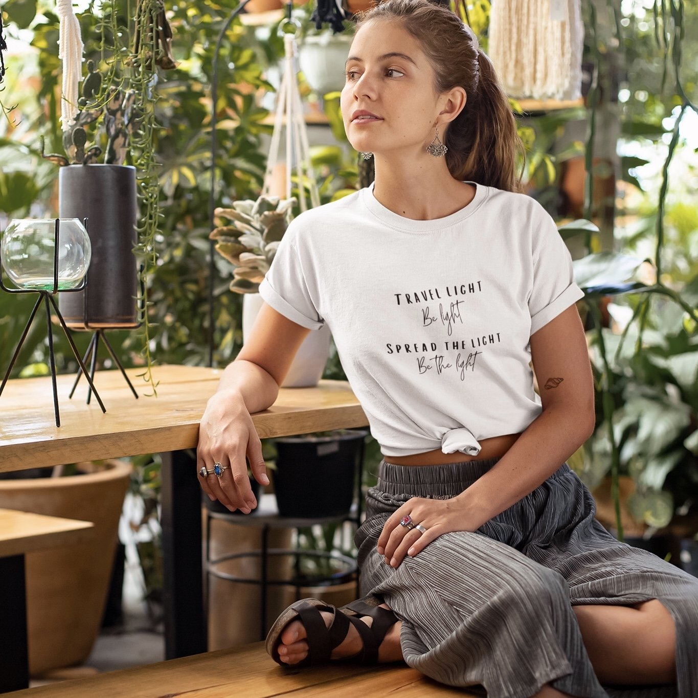 Be The Light Yoga T-shirt