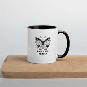 Find Your Center Butterfly Mug