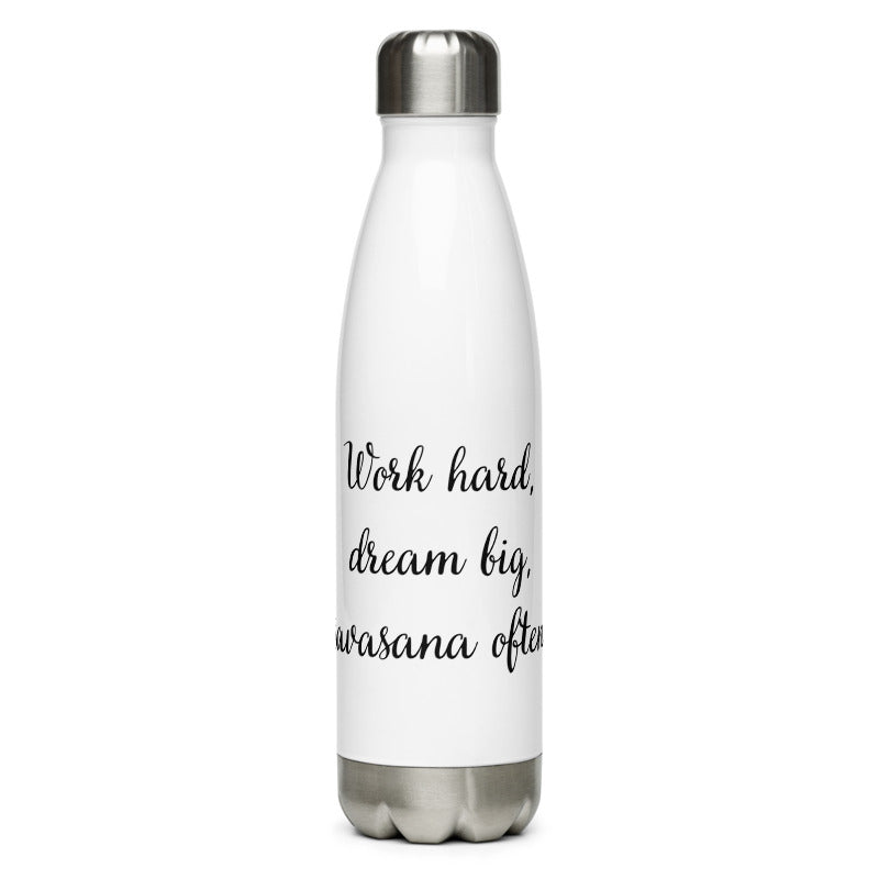 Savasana Often Stainless Steel Yoga Water Bottle