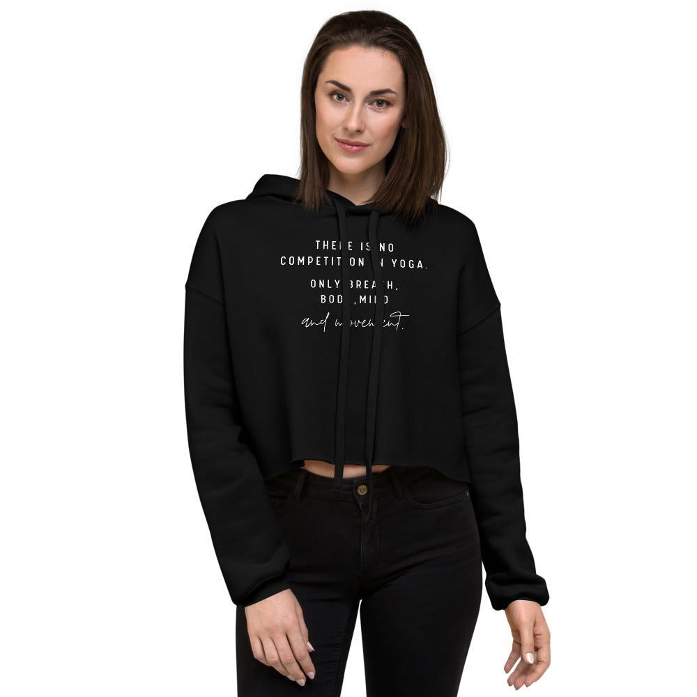 No Competition Yoga Crop Hoodie