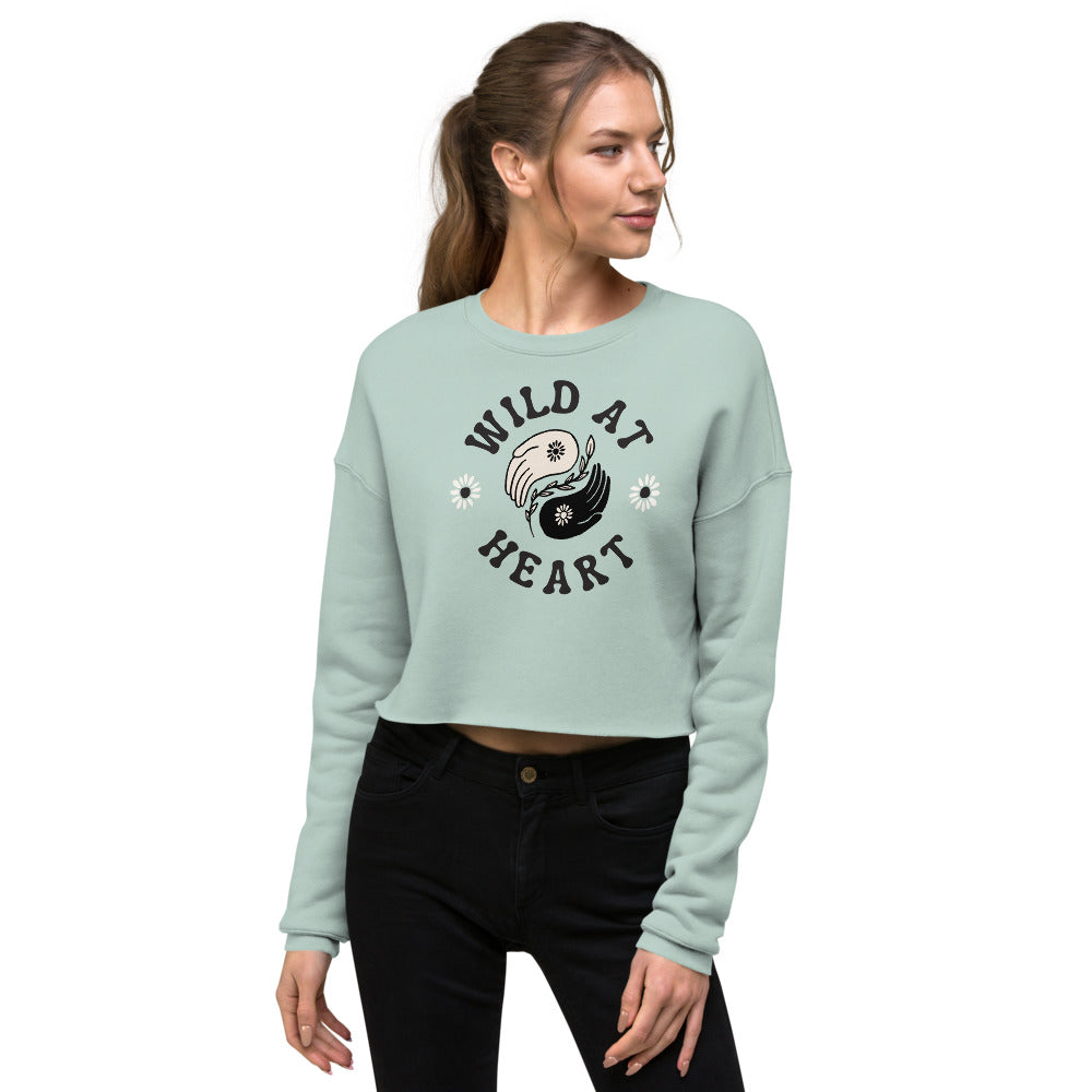 Wild At Heart Crop Sweatshirt
